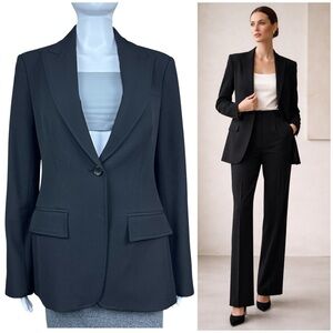 A.L.C. Edie Tailored Blazer Jacket Women Size 4 Single Button Structured Career